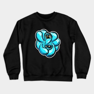 The Blobs - Moody Blue Monster Crewneck Sweatshirt